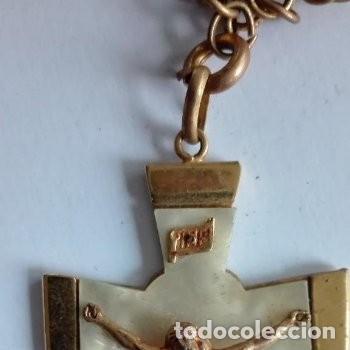 Joyeria: Cadena y cruz de comuni&oacute;n antigua - Foto 2