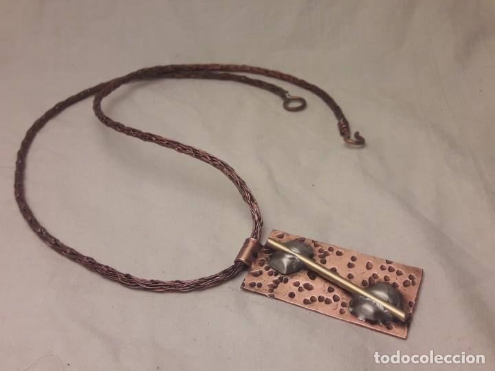 Joyeria: Bello collar cobre y bronce hecho a mano