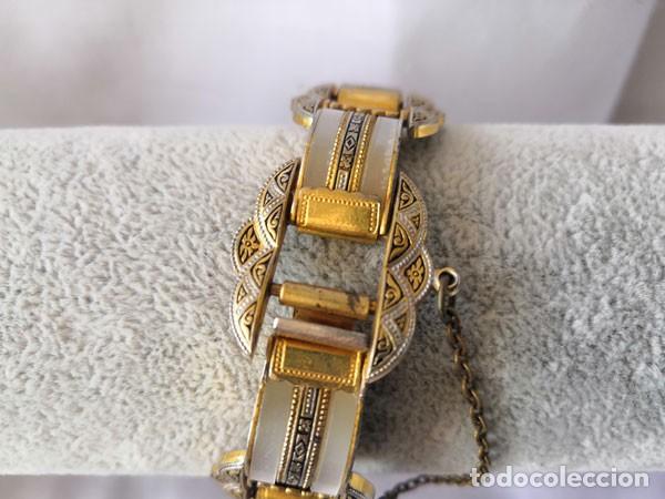 Joyeria: PRECIOSA PULSERA DE METAL Y N&Aacute;CAR - Foto 4