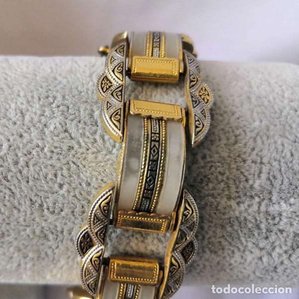 Joyeria: PRECIOSA PULSERA DE METAL Y N&Aacute;CAR - Foto 8