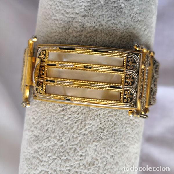 Joyeria: PRECIOSA PULSERA DE METAL Y N&Aacute;CAR - Foto 2
