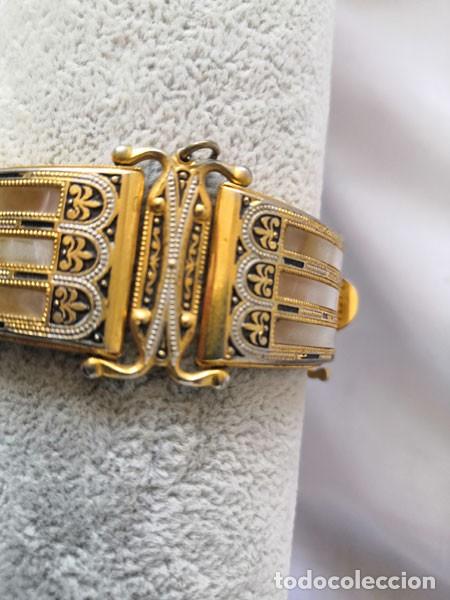 Joyeria: PRECIOSA PULSERA DE METAL Y N&Aacute;CAR - Foto 4