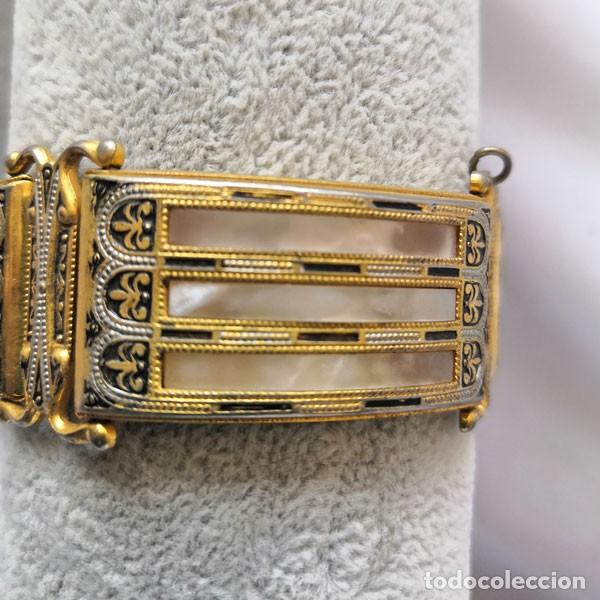 Joyeria: PRECIOSA PULSERA DE METAL Y N&Aacute;CAR - Foto 5