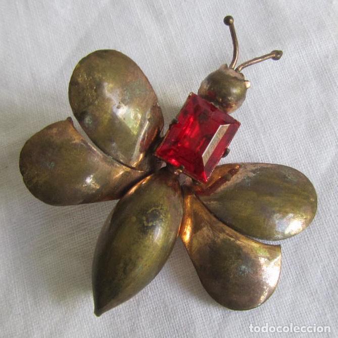 Joyeria: Broche met&aacute;lico en forma de abejorro - Foto 1