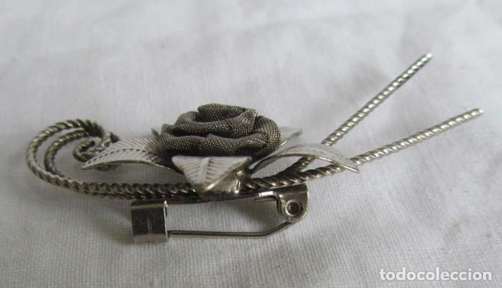 Joyeria: Broche met&aacute;lico en forma de flor - Foto 3