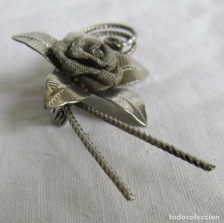 Joyeria: Broche met&aacute;lico en forma de flor - Foto 4