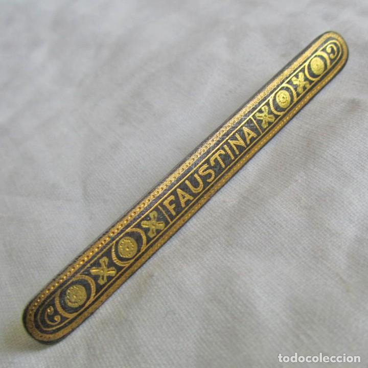 Joyeria: Broche damasquinado nombre Faustina - Foto 1