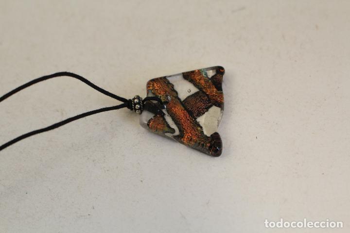 Joyeria: collar de cord&oacute;n con cristal - Foto 5