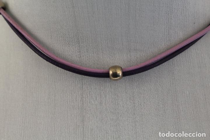 Joyeria: collar de cord&oacute;n con cuentas de plata 925 - Foto 4