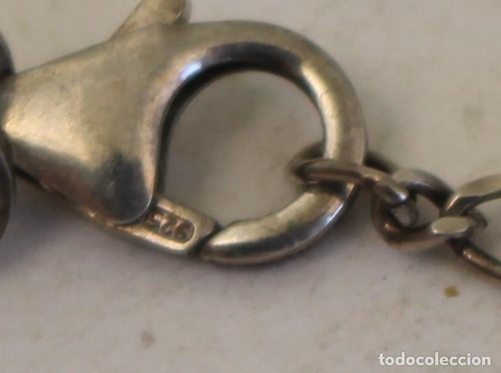 Joyeria: collar de cord&oacute;n con cuentas de plata 925 - Foto 6