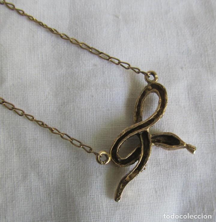 Joyeria: Colgante con cadena ba&ntilde;o oro serpiente - Foto 3