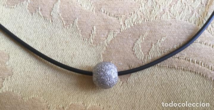 Gioielleria: GARGANTILLA DE CAUCHO CON PLATA