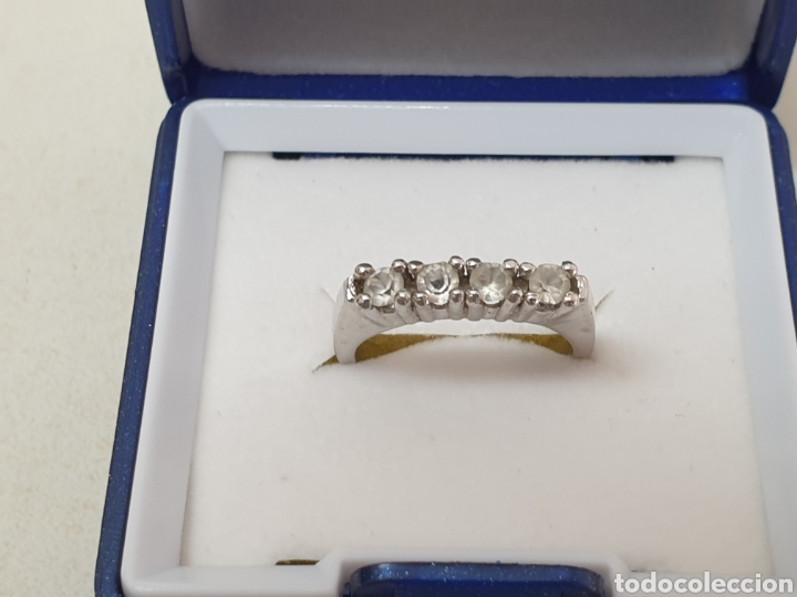 Joyeria: Anillo de plata 925 con circonitas - Foto 2