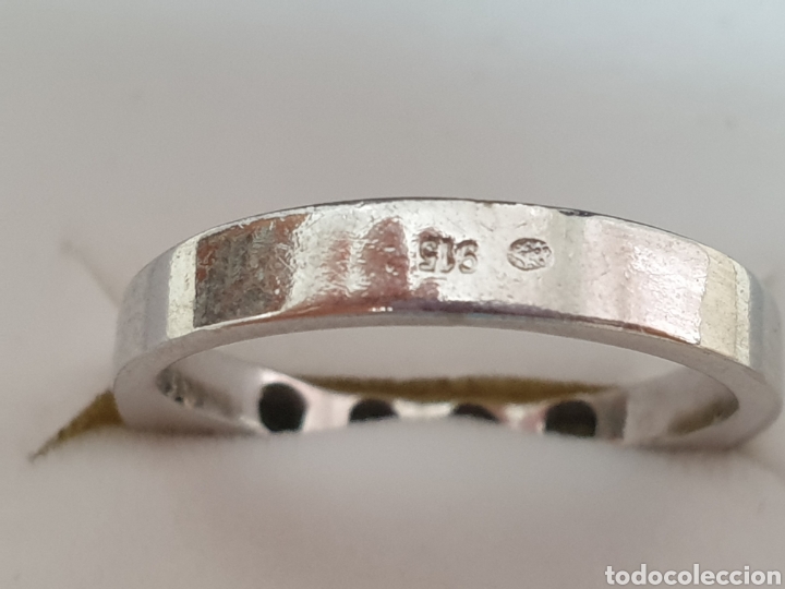 Joyeria: Anillo de plata 925 con circonitas - Foto 4