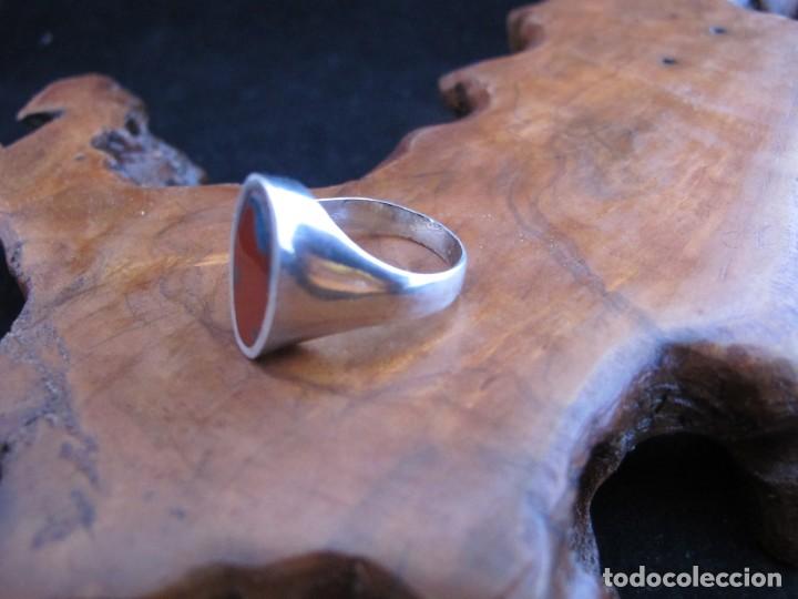 Joyeria: Anillo de plata contrastado con esmalte - Foto 2