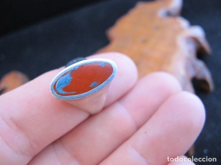 Joyeria: Anillo de plata contrastado con esmalte - Foto 3