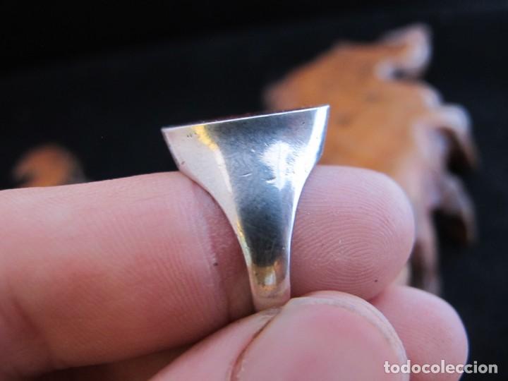 Joyeria: Anillo de plata contrastado con esmalte - Foto 4