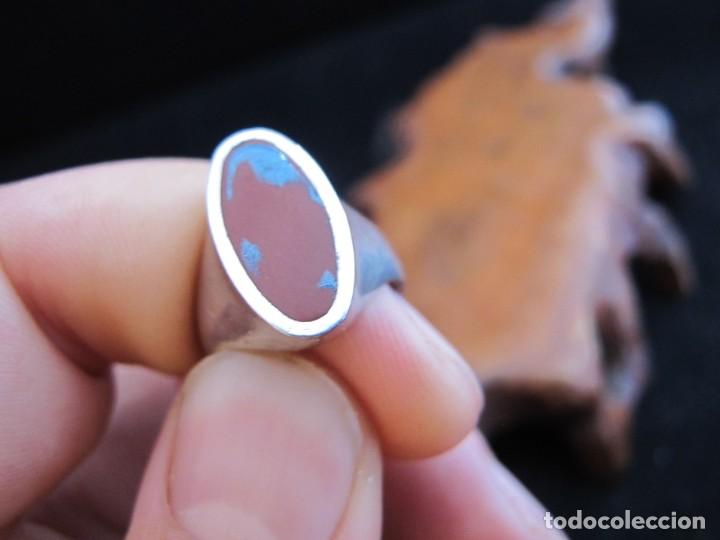 Joyeria: Anillo de plata contrastado con esmalte - Foto 5