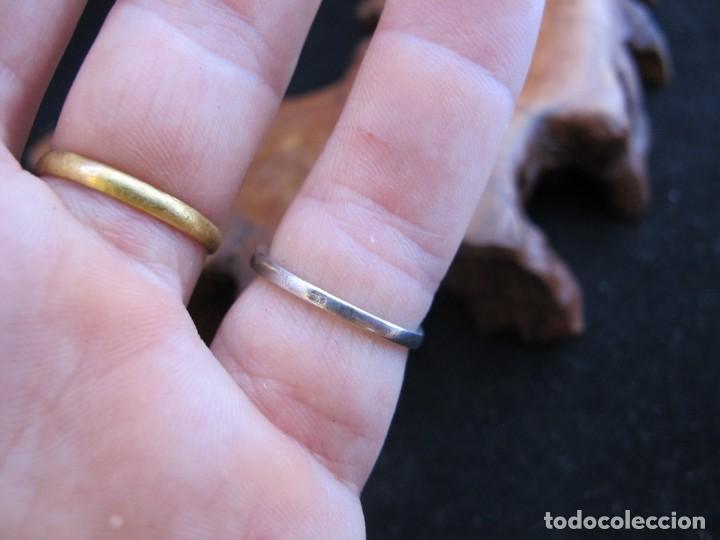 Joyeria: Anillo de plata con incrustaciones de hueso - Foto 4