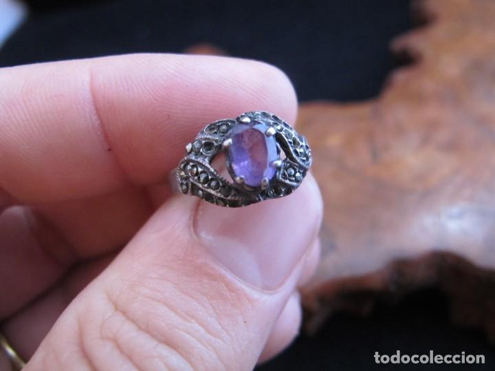 Joyeria: Anillo de plata con piedras - Foto 4