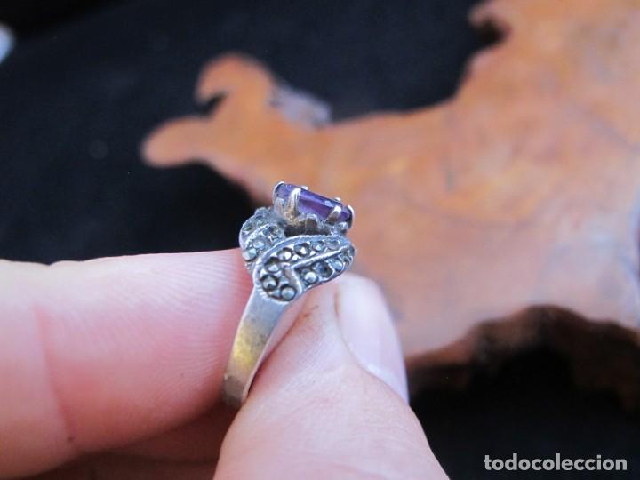 Joyeria: Anillo de plata con piedras - Foto 5