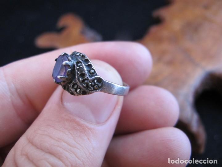 Joyeria: Anillo de plata con piedras - Foto 6