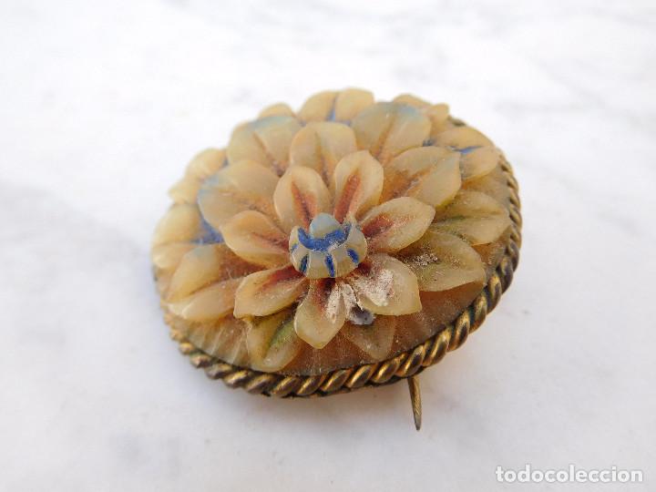 Joyeria: Broche antiguo de bisuteria celuloide? - Foto 3