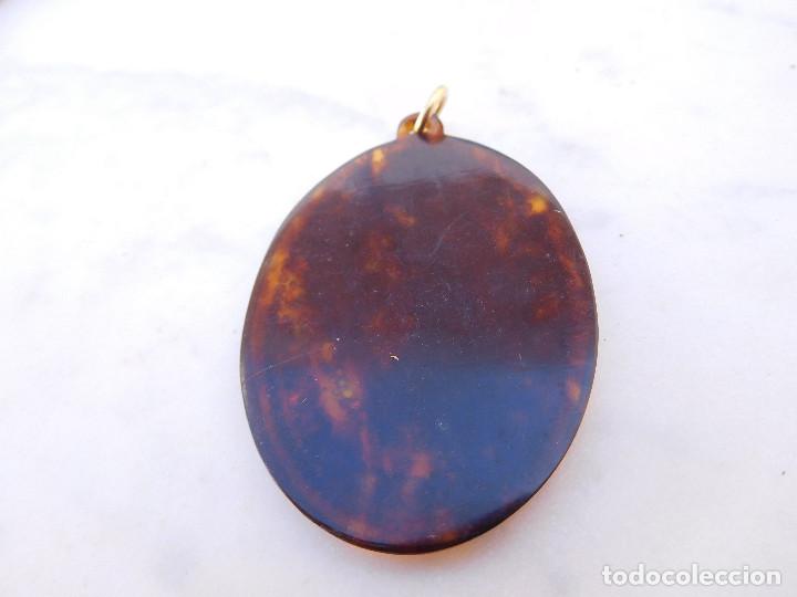 Joyeria: Colgante de celuloide con piedras - Foto 4