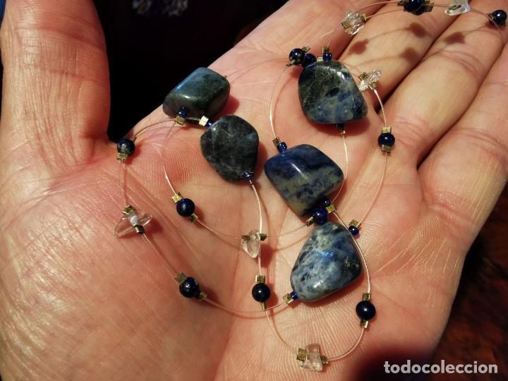 Joyeria: COLLAR DE CRITALES Y PIEDRAS AZULES - Foto 2