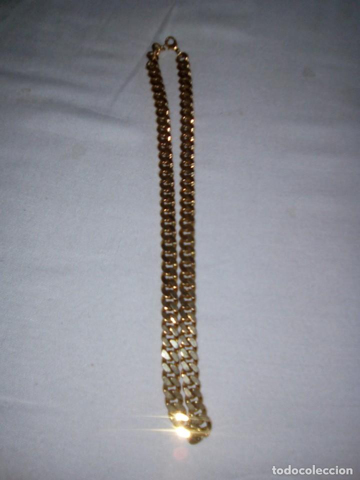 Joyeria: Cadena de gran grosor chapada en oro - Foto 2
