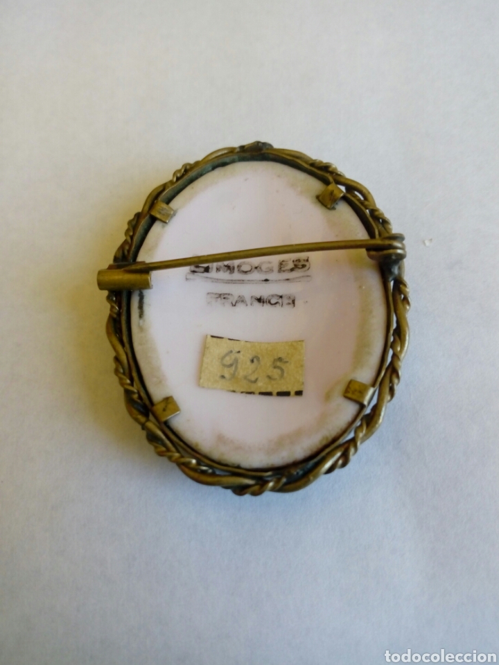 Joyeria: AGUJA CAMAFEO DE LIMOGES. FRANCIA - Foto 2