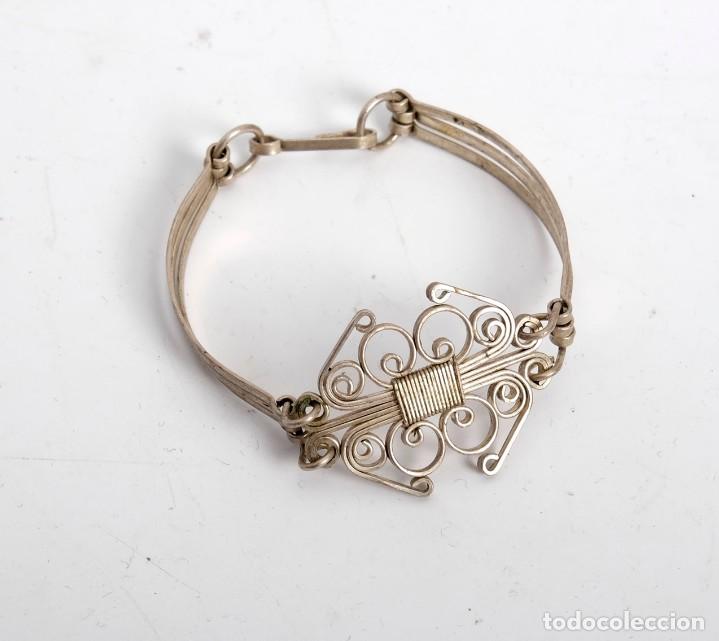Joyeria: pulsera plateada. Vintage - Foto 1