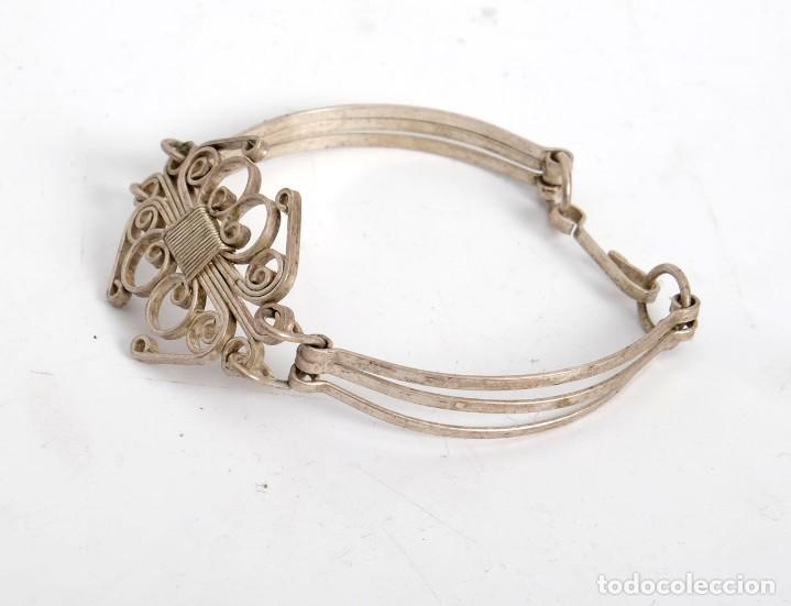 Joyeria: pulsera plateada. Vintage - Foto 2