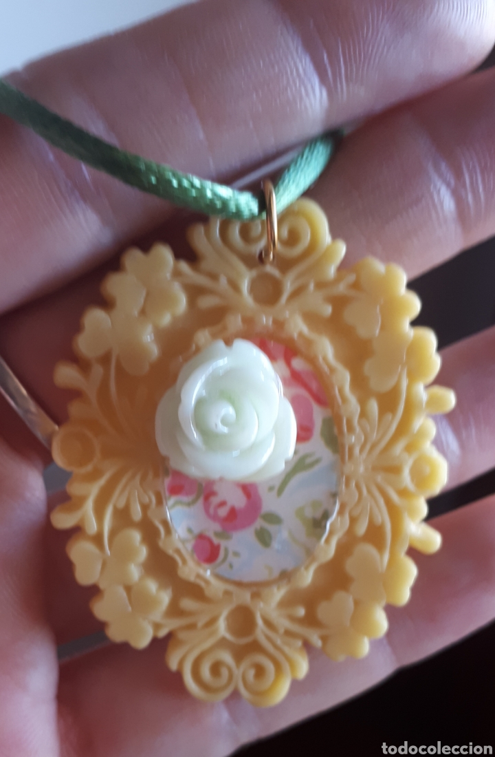 Gioielleria: Collar flor montaje artesanal Janil