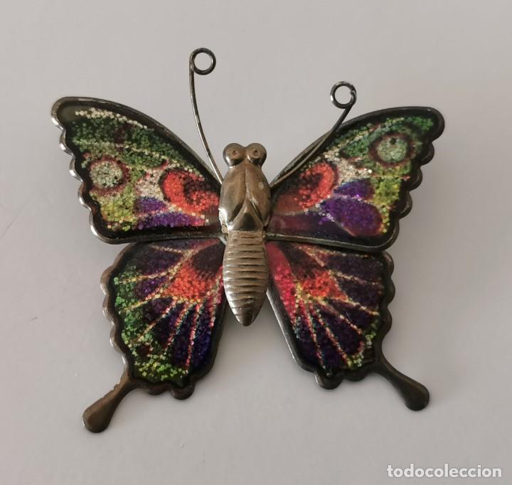 Joaillerie: JOY161 BROCHE EN FORMA DE MARIPOSA. METAL Y ESMALTE. ESPA&Ntilde;A. A&Ntilde;OS 70