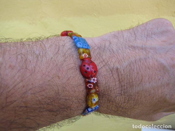 Joaillerie: 2- Pulsera cuentas murano. caramelos, coquitas etc