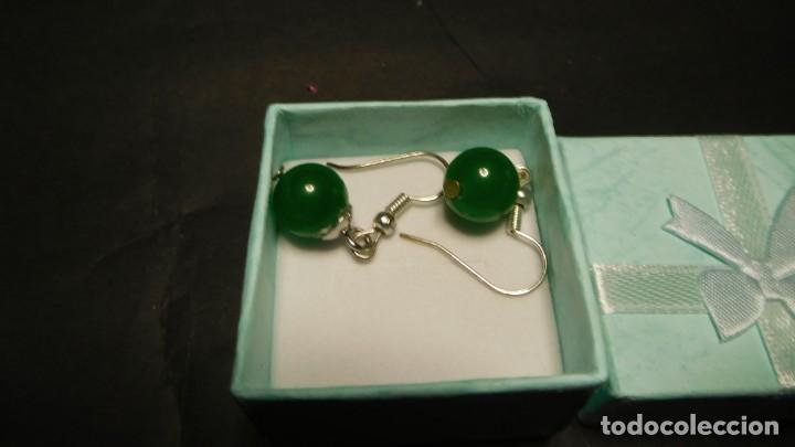 Joyeria: Pendientes de &ograve;nix verde. - Foto 1