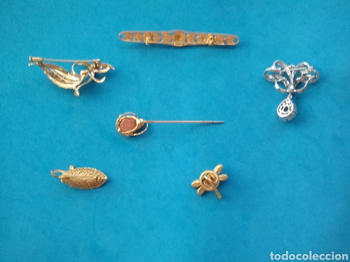 Joyeria: Lote de 6 broches . - Foto 2