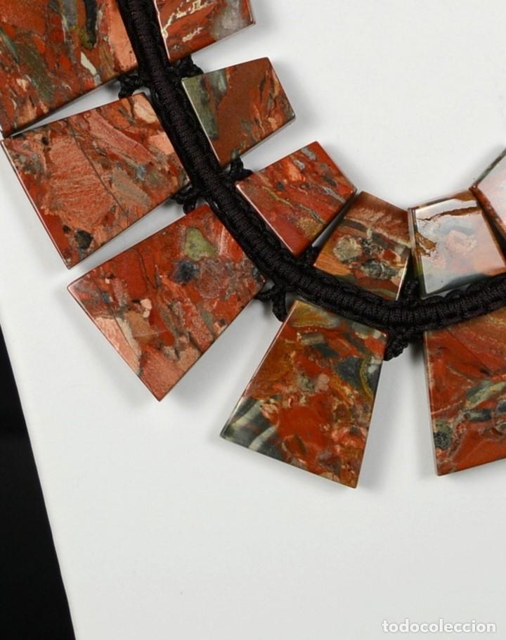 Joyeria: Collar con placas de jaspe. - Foto 3