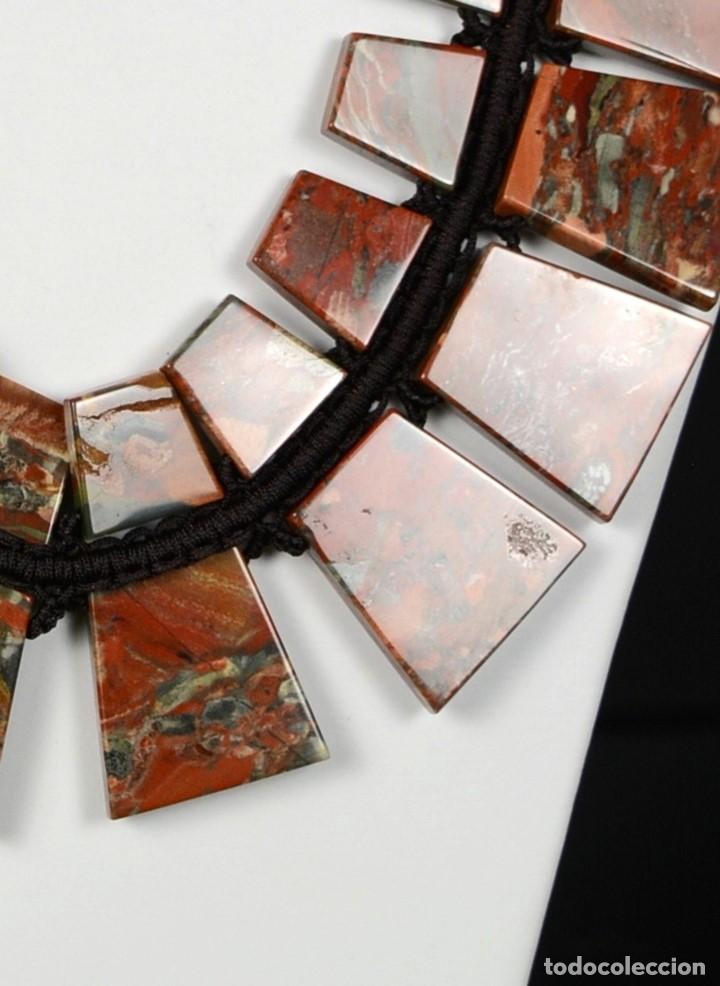 Joyeria: Collar con placas de jaspe. - Foto 4