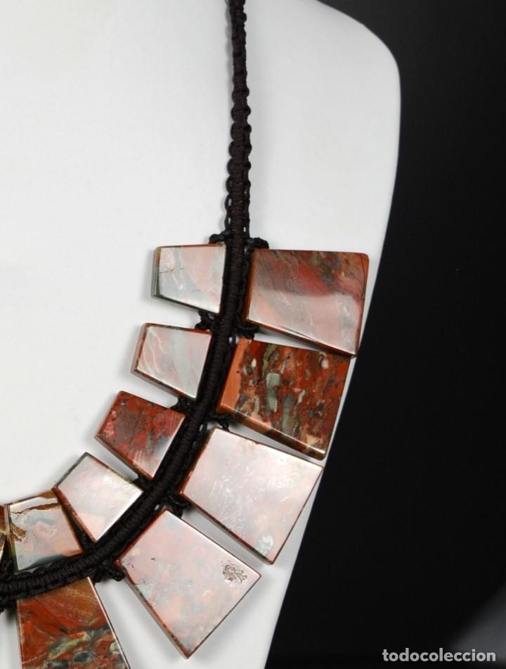 Joyeria: Collar con placas de jaspe. - Foto 5