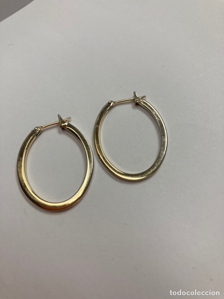 Joyeria: Pendientes dorada de bisuteria - Foto 1
