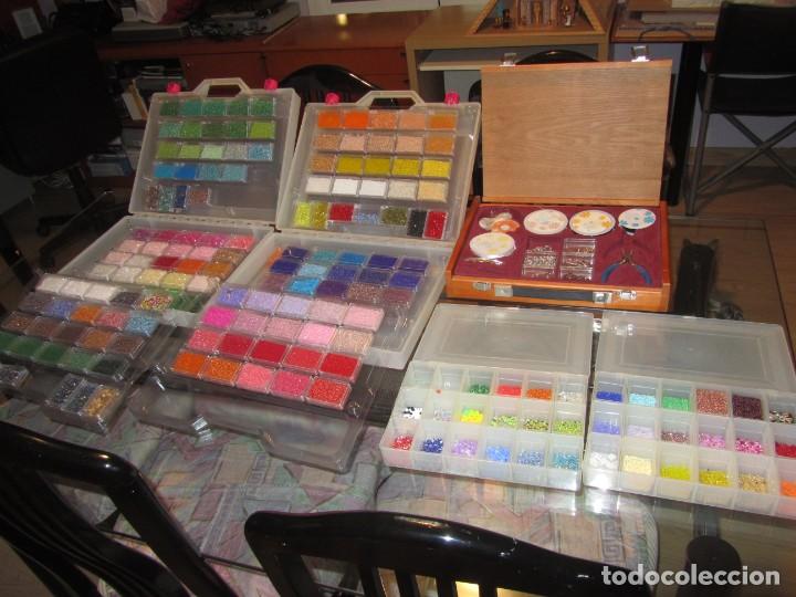 Joyeria: COLECCI&Oacute;N COMPLETA DE ABALORIOS, CON MALETINES, HERRAMIENTAS, CAJAS Y ACCESORIOS, - Foto 1