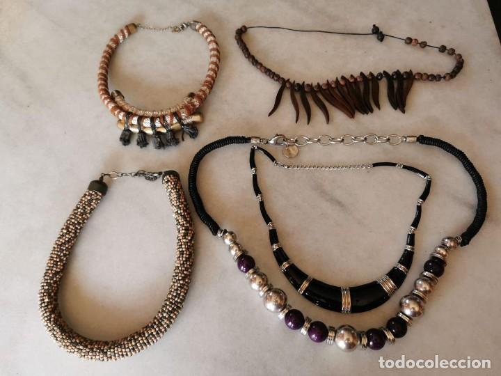 Joaillerie: LOTE DE 5 COLLARES DE BISUTERIA