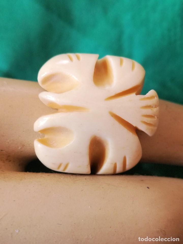 Joyeria: ANILLO DE HUESO TALLADO - Foto 1