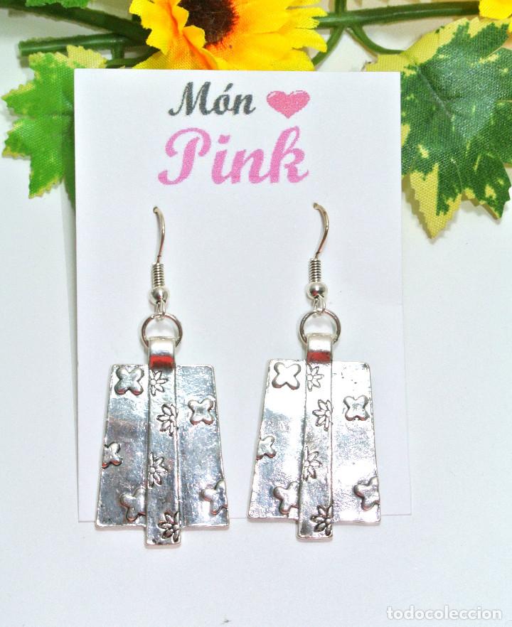 Joyeria: Pendientes color plata, A&ntilde;o 2000, Nuevos - Foto 2