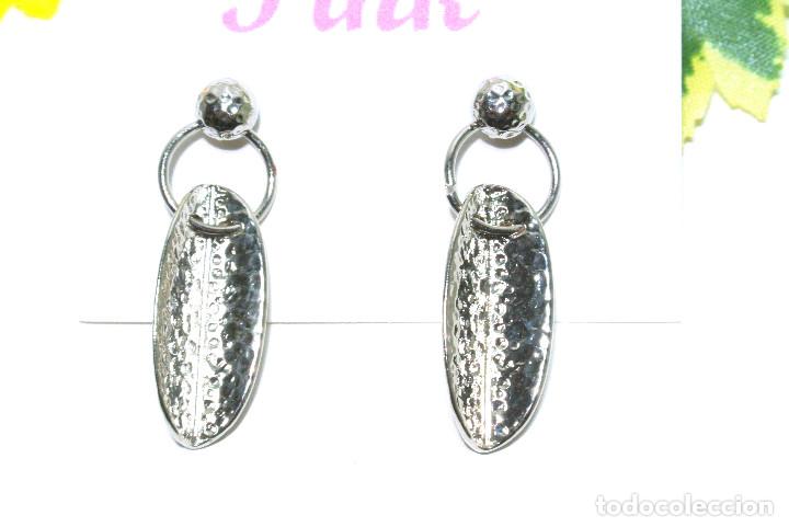 Joyeria: Pendientes color plata, A&ntilde;o 2000, Nuevos - Foto 1