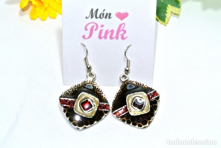 Joyeria: Pendientes vintage color combinado, A&ntilde;o 2000, Nuevos - Foto 1