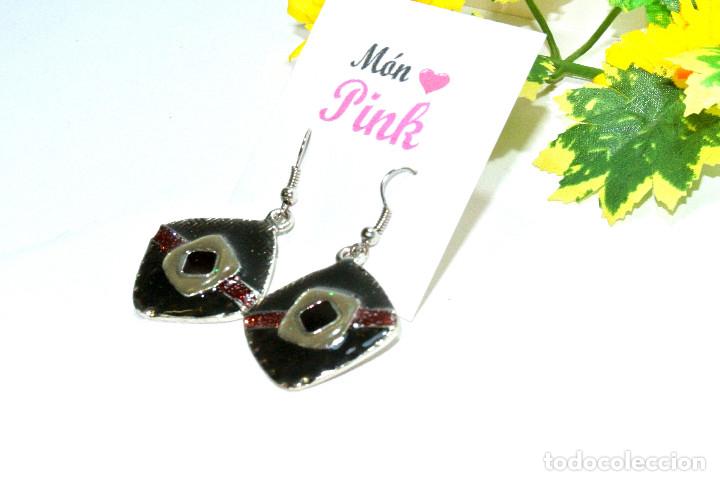 Joyeria: Pendientes vintage color combinado, A&ntilde;o 2000, Nuevos - Foto 2