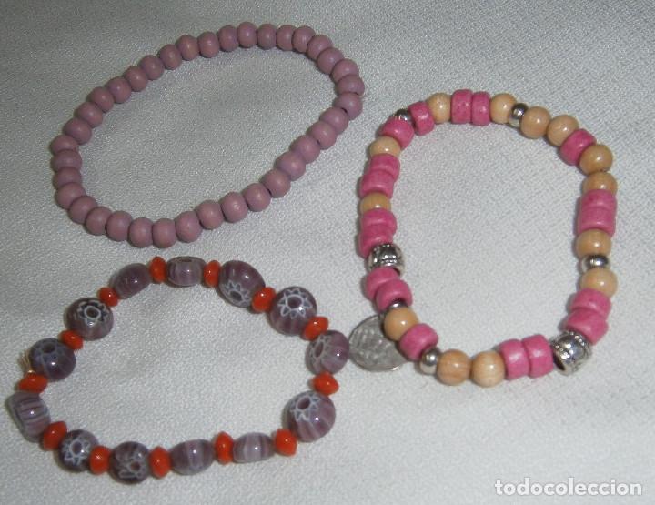 Joyeria: tres pulsera elasticas infantiles - Foto 1